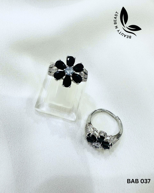Black Zircon Ring