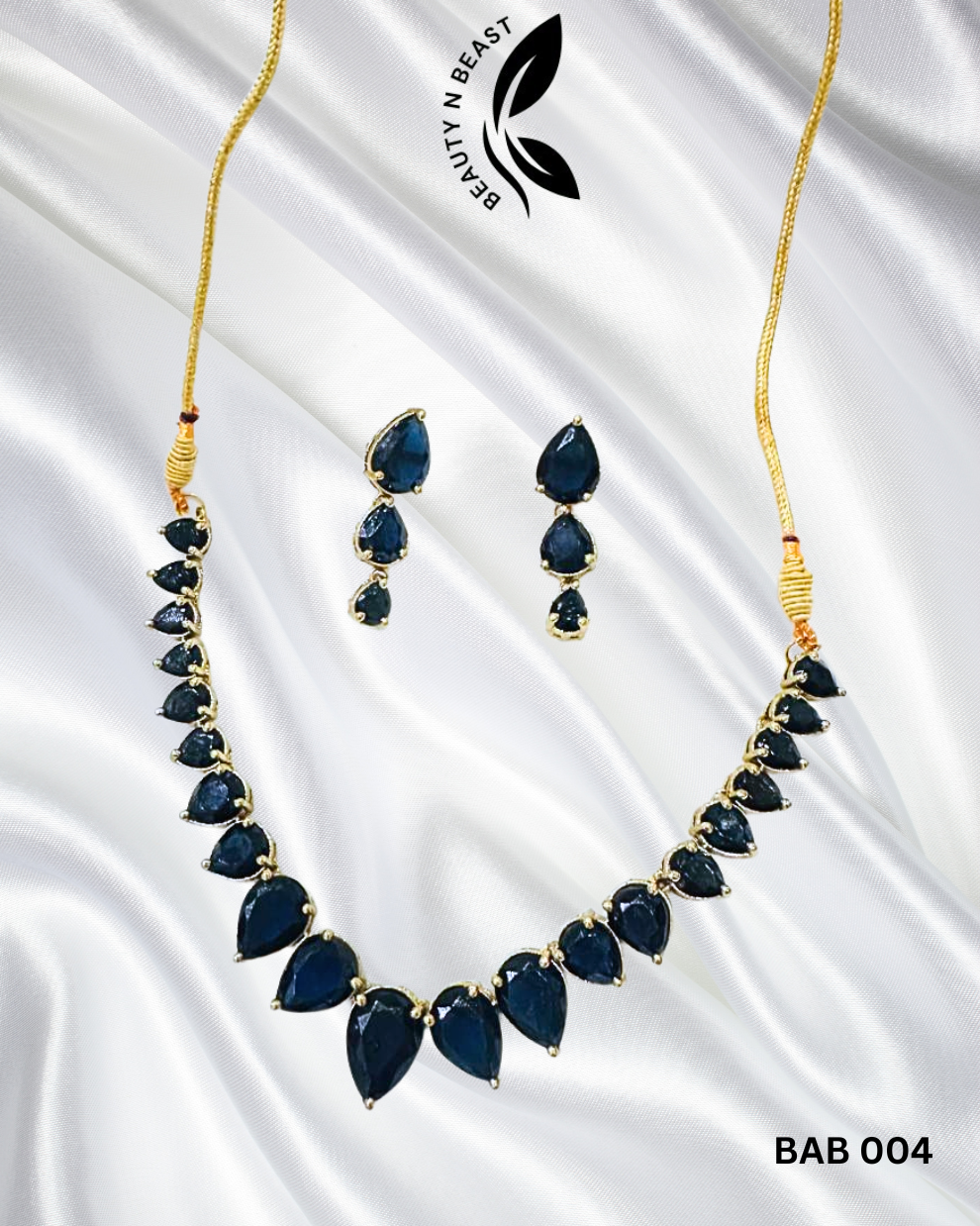 Zircon Blue Jewelry Set