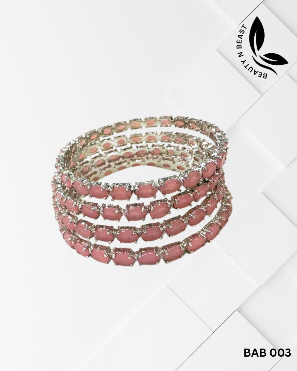 Zircon Pink Bangles